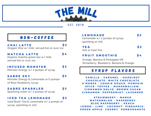 Menu page 2
